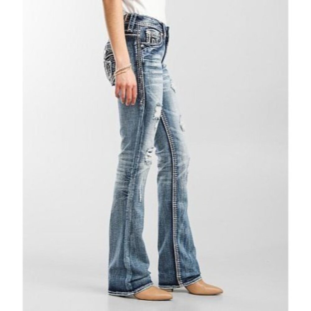 Rock Revival Ferry Mid-Rise Boot Stretch Jean size 32 - Picture 2 of 9
